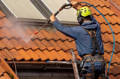 Démoussage et hydrofuge de toiture à Horgues