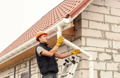 Pose et remplacement de gouttières à Horgues